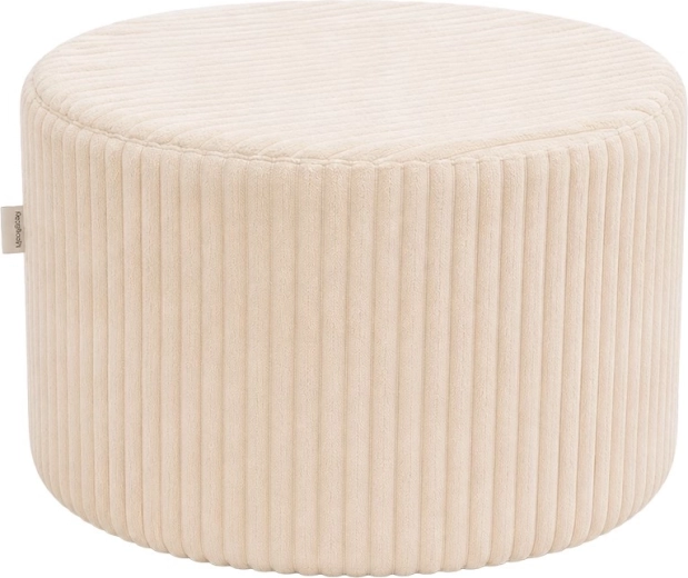Dětská manšestrová taburetka New Baby cream