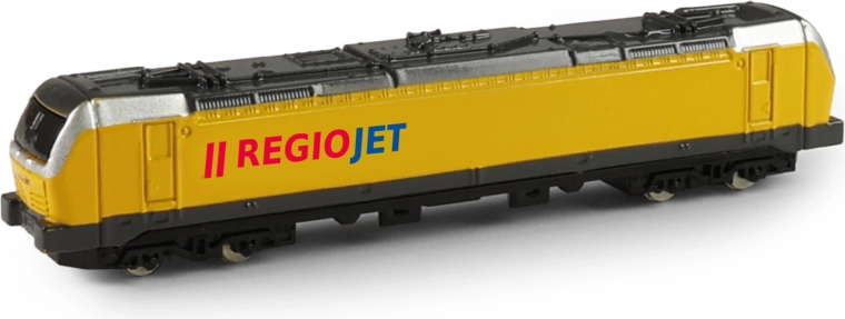 Kovová lokomotiva REGIOJET 16 cm