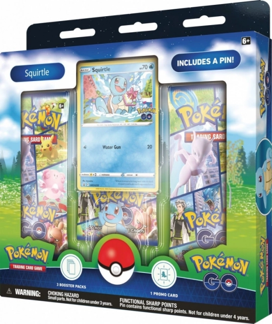 Kolekce karet s odznaky Pokémon GO - Squirtle