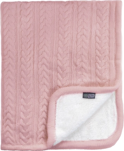 Vinter & Bloom deka cuddly dusty rose