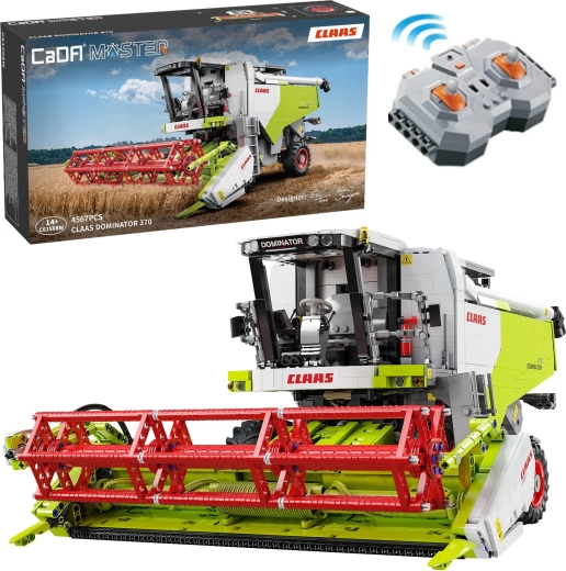 Stavebnice CaDA kombajn CLAAS Dominator 370 1:17, 4567 dílků, RC