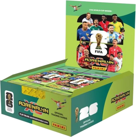 FIFA World Cup 2026 Adrenalyn XL – fat pack box (10 balíčků)