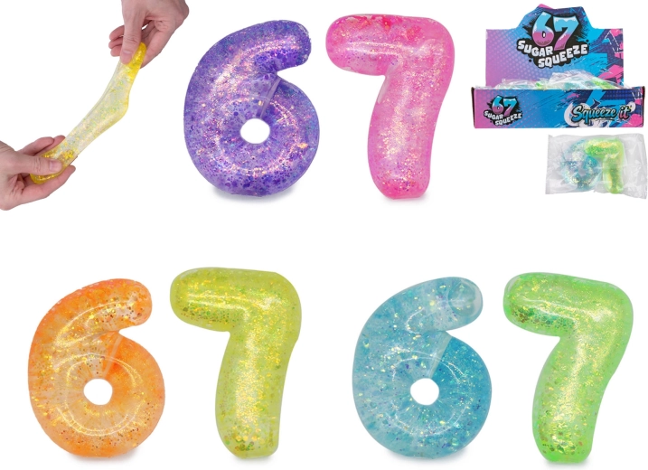 Six Seven strečová čísla Sugar – sada 2 ks