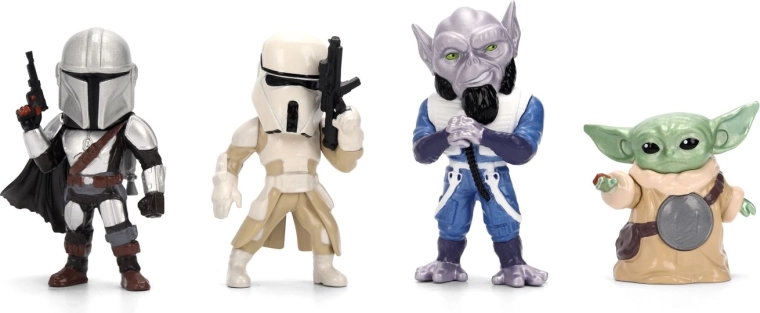 Čtyři hrdinové z The Mandalorian