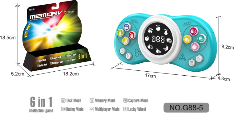 Dětská paměťová hra Memory 6 v 1