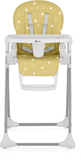 Petite&Mars jídelní židlička Gusto complete ochra crowns