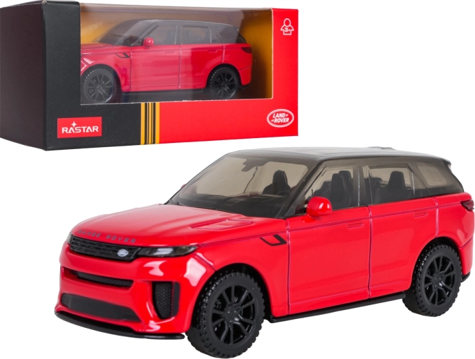 Kovový model Range Rover Sport SV RASTAR v měřítku 1:43, červený