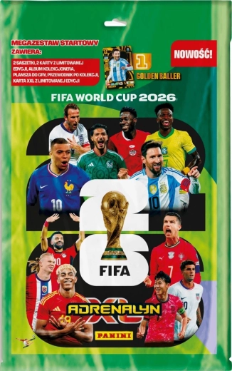 Panini FIFA World Cup 2026 megastartovací set sběratelských karet