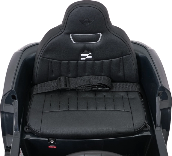 Pohodlné sedadlo z eko kůže s pásem