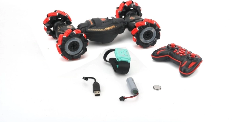 RC stunt auto na dálkové ovládání 4×4 se světly a zvuky - 1 kus