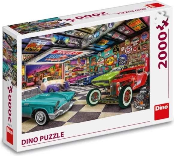 Retro garáž plná veteránů