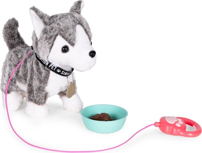 Chodí, vrtí ocáskem a hýbe hlavou