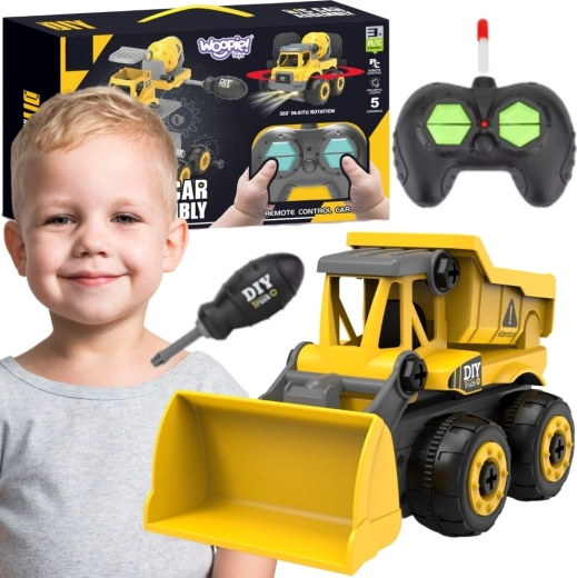Woopie dálkově ovládaný DIY stavební buldozer