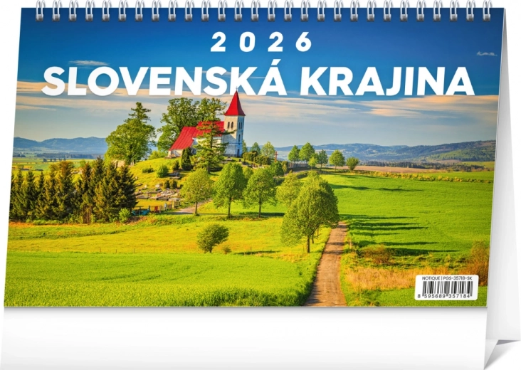 Stolní kalendář Slovenská krajina 2026