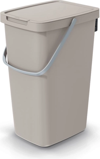 Odpadkový koš 20 l světle hnědý SYSTEMA Q COLLECT
