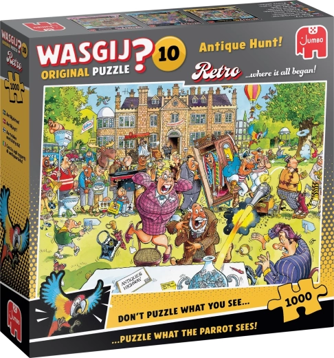 Jumbo Wasgij Retro Original 10: Lov starožitností! puzzle 1000 dílků