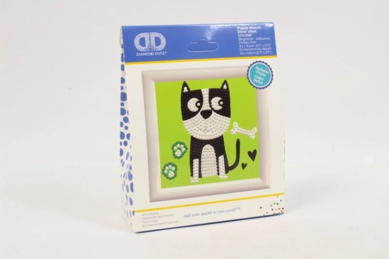 Diamond Dotz puppy munch – sada pro diamantové vyšívání