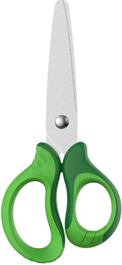 Dětské nůžky KEYROAD Soft zelené