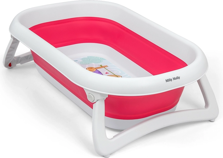 Skládací vanička pro miminko Milly Mally Aqua pink
