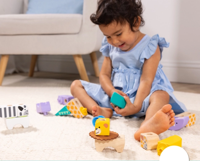 Velké dřevěné díly pro malé ruce