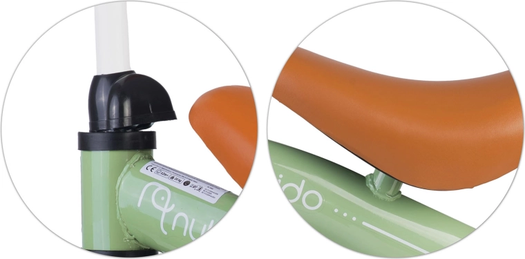 Nastavitelné sedlo pro správné usazení