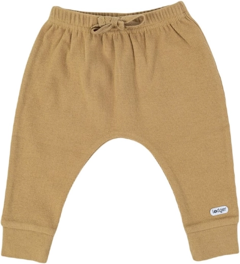 Lodger dětské tepláčky jogger nomad rib honey vel. 68