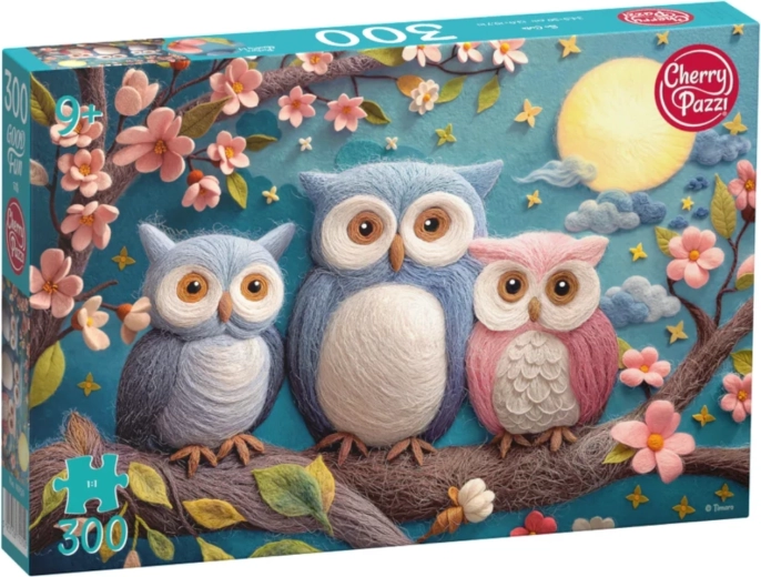 Cherry Pazzi puzzle Roztomilé sovičky 300 dílků