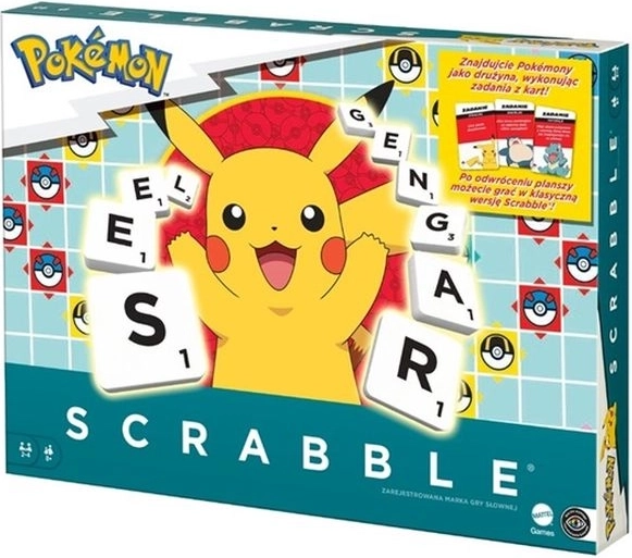 Mattel Scrabble Pokémon – česká verze