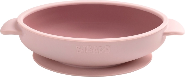 Bibado silikonová miska s přísavkou blush - 1 kus