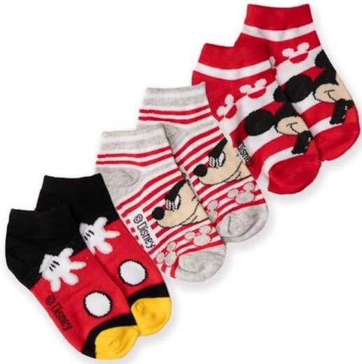 Sada nízkých ponožek Mickey Mouse - 3 páry – Velikost: 31-34