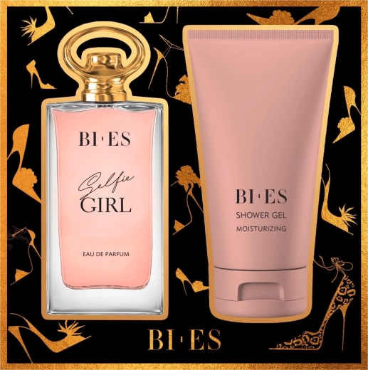 Dárková sada BI-ES Selfie Girl – parfémovaná voda 90 ml + sprchový gel 150 ml