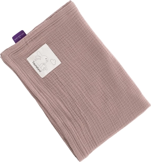 Träumeland mušelínová deka kaštanová 75 × 100 cm - 1 kus