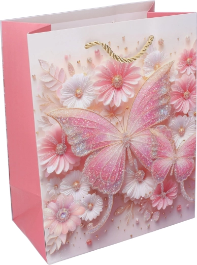 Něžný motýlí design v pastelových barvách