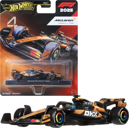 Hot Wheels Premium Formule 1 2025 McLaren F1 Lando Norris #4