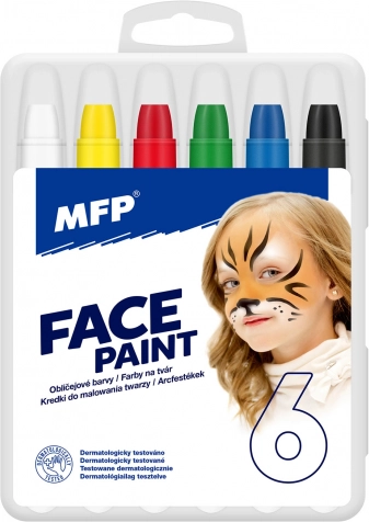 Barvy na obličej - Make-up set 6 ks