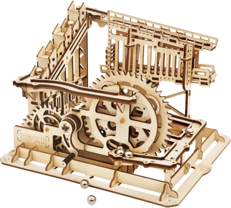 ROBOTIME ROKR 3D dřevěné puzzle kuličková dráha Squad, 239 dílků