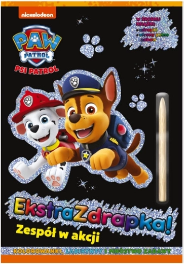 Tlapková patrola – extra škrabací kniha: Tým v akci