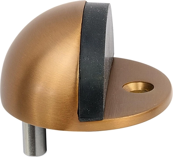 Dveřní zarážka nerez s měděným povrchem 43 × 24 mm