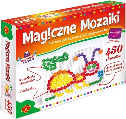 Magické mozaiky – kreativní vzdělávací sada 450 ks