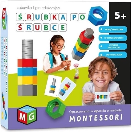 Montessori sada Šroubek po šroubku