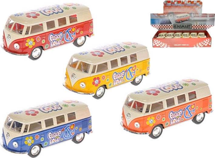 Kinsmart kovový model Volkswagen Classical Bus 1962 1:32 13 cm