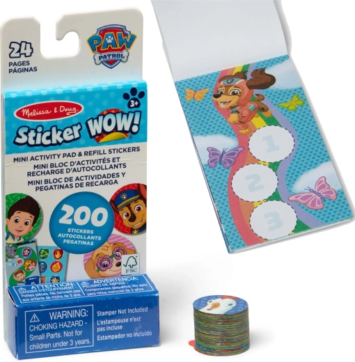 Melissa & Doug Sticker Wow doplňovací sada samolepek Psi Patrol (200 ks)
