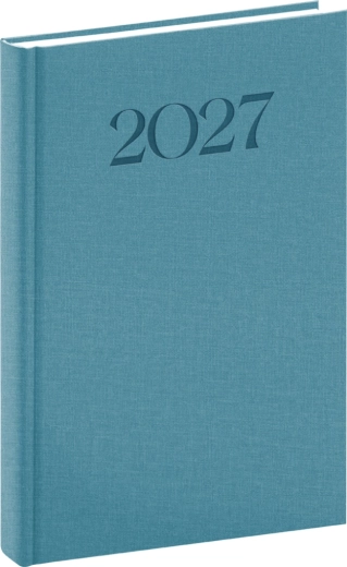 Notique Biella denní diář 2027 modrý 15 × 21 cm
