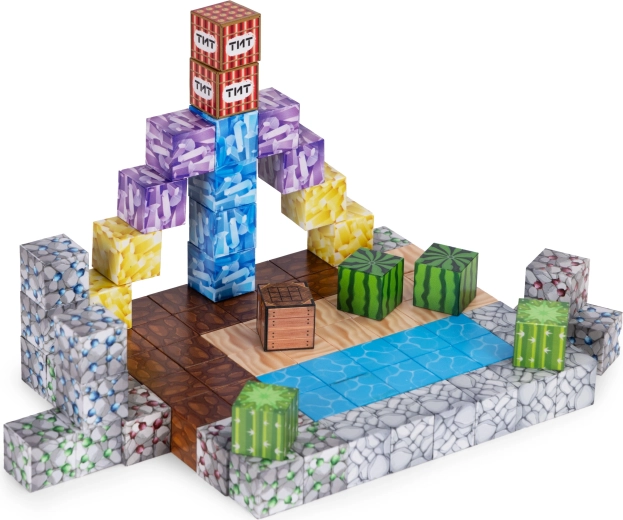 Kreativní stavění ve stylu pixel světa