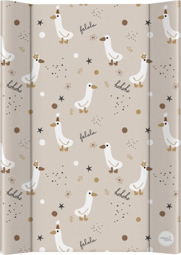 Ceba Baby tvrdá přebalovací podložka na postýlku 50 × 70 cm basic crazy ducks