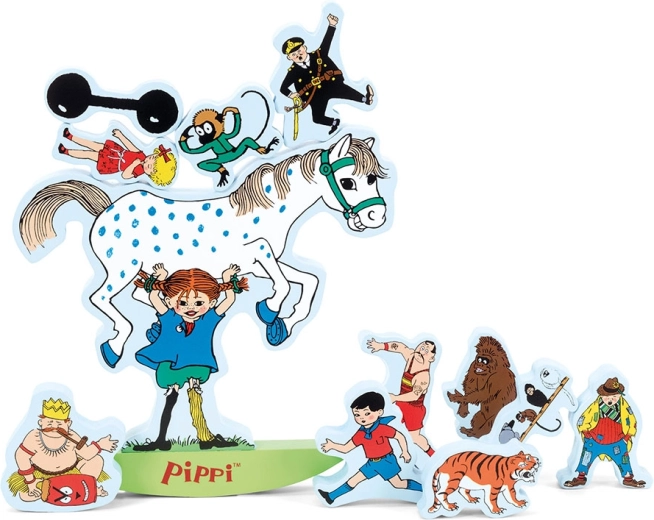 Pippi balanční skládanka z dřevěných dílků