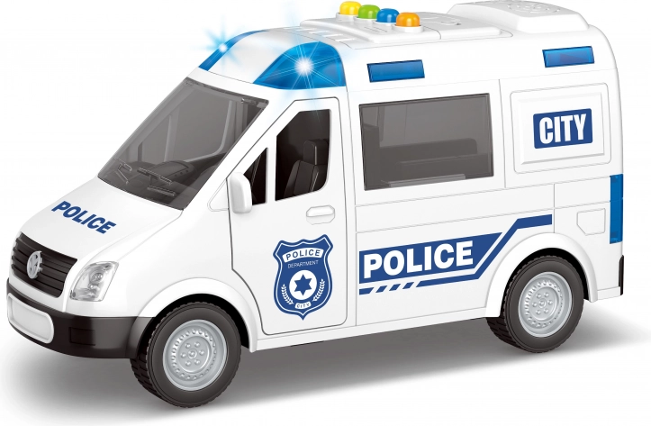 Policejní auto s efekty 22 cm