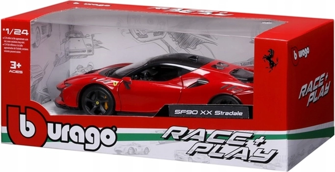 BBU Ferrari SF90 Stradale v červené barvě 1:24