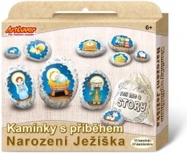 Kameny s příběhem – kreativní sada Narození Ježíška