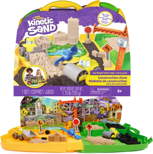 Kinetic Sand staveniště – kinetický písek 793 g a příslušenství
